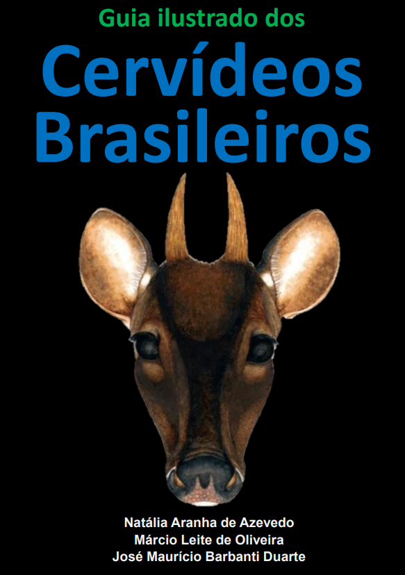 Capa do livro Guia ilustrado dos Cervídeos Brasileiros