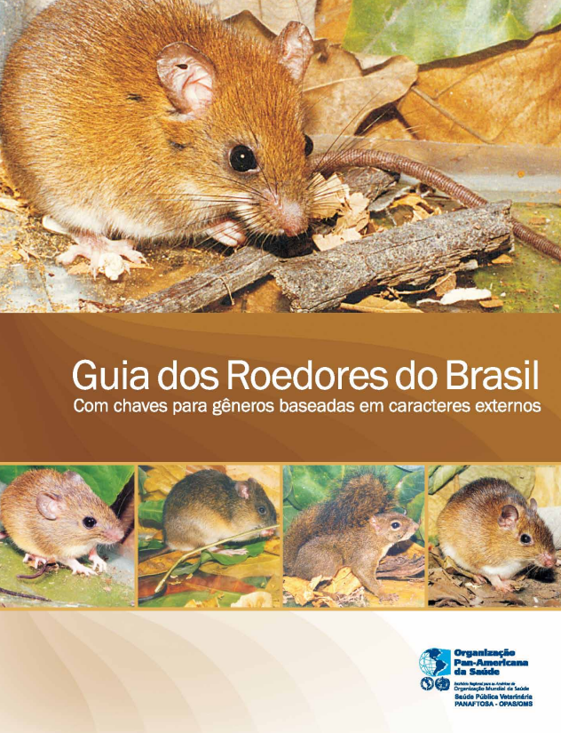 Capa do livro Guia dos Roedores do Brasil