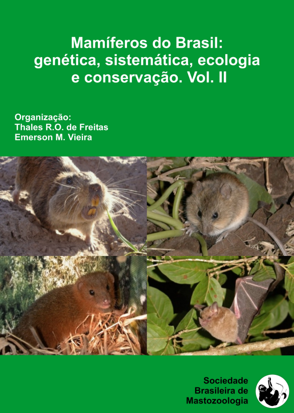Capa do livro Mamíferos do Brasil